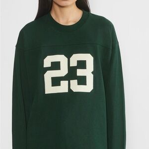Aritzia TNA Olive Green Crewneck